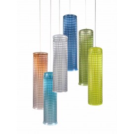 Grid suspension lamp