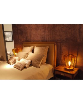 Lampe HELIUM Double Noir/ Couleur