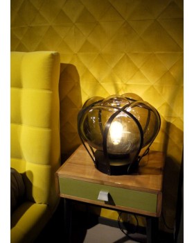 Lampe HELIUM Double Noir/ Couleur