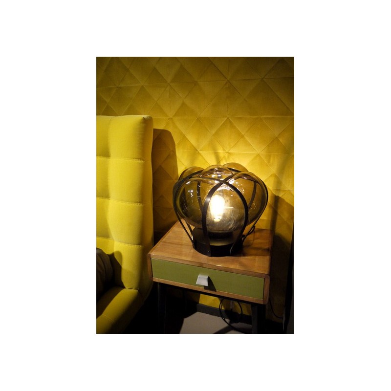 Lampe HELIUM Double Noir/ Couleur