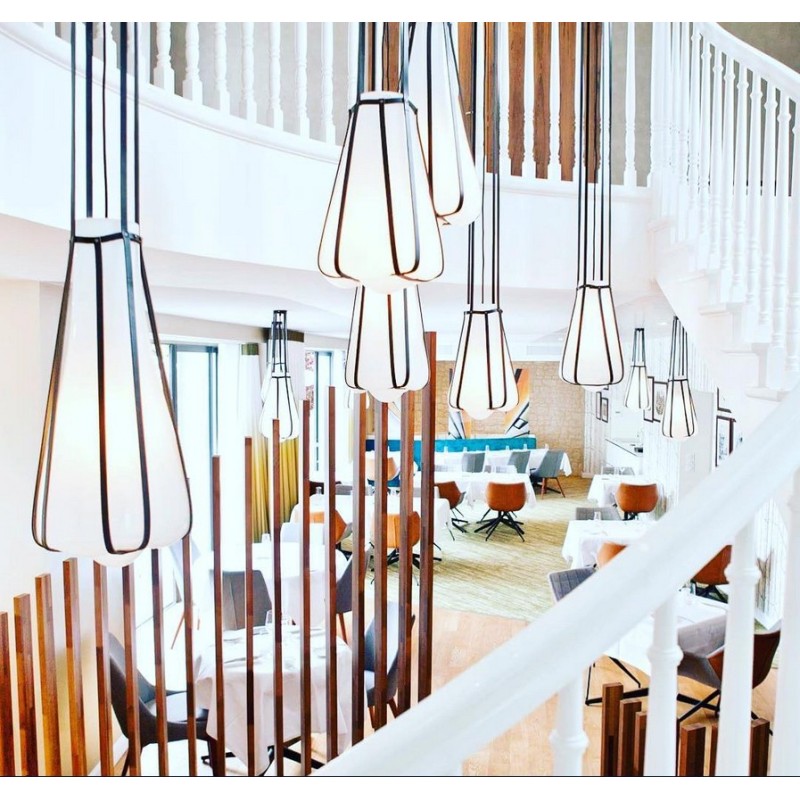 Lampe HELIUM Suspension Noir/ Couleur