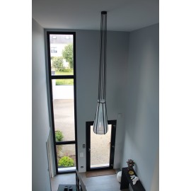 Lampe HELIUM Suspension Noir/ Couleur
