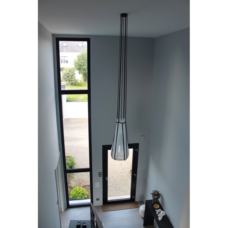 Lampe HELIUM Suspension Noir/ Couleur