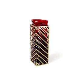 ANGLE vase Red