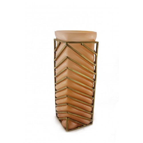ANGLE vase pink Opale