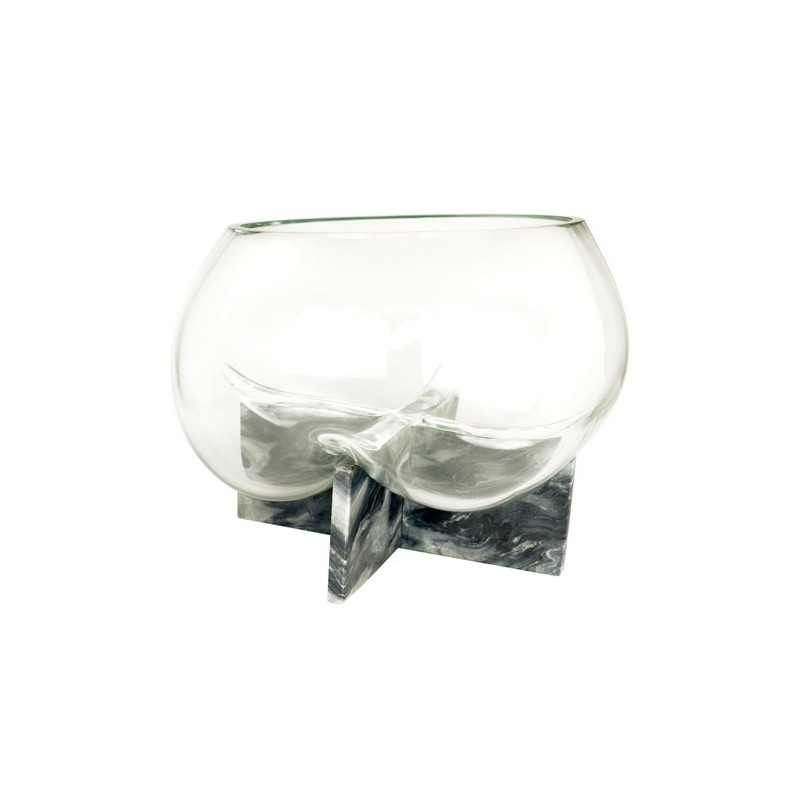 GRAVITY CROSS Dish Marbre Gris