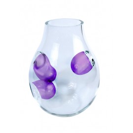 Vase SPARKLE Transparent / Lilas