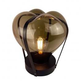 Lampe HELIUM Simple Noir/ Couleur
