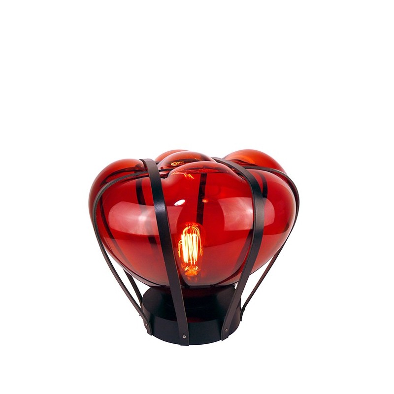 Lampe HELIUM Double Noir/ Couleur