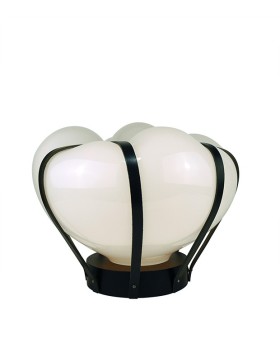 Lampe HELIUM Double Noir/ Couleur
