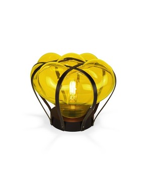 Lampe HELIUM Double Noir/ Couleur