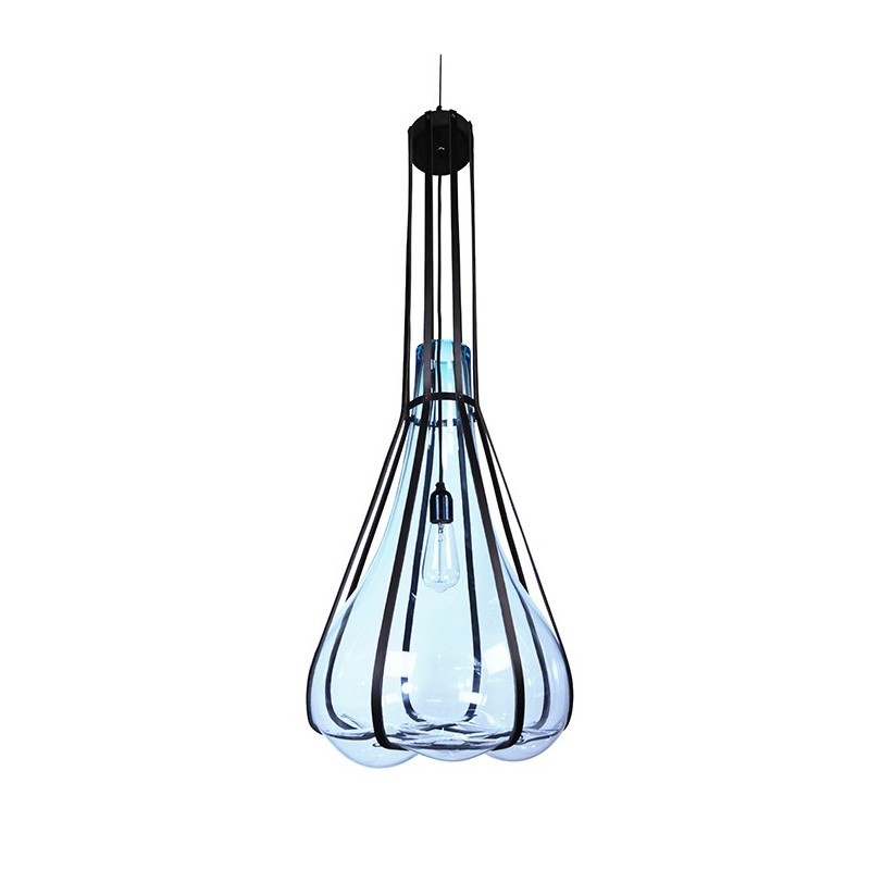 Lampe HELIUM Suspension Noir/ Couleur