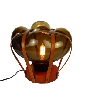 Lampe HELIUM Double Noir/ Couleur