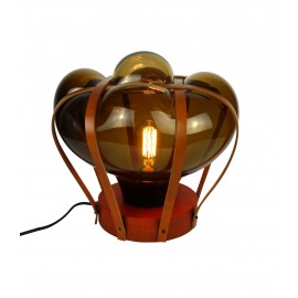 Lampe HELIUM Double Noir/ Couleur