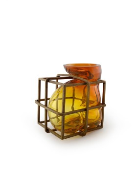 Trapped small vase