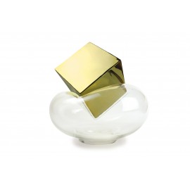 GRAVITY CUBE Sculpture Marbre Gris