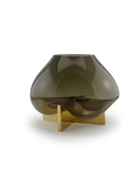 GRAVITY CROSS Dish Marbre Gris