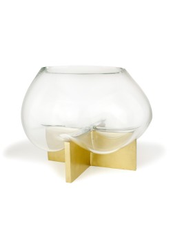 GRAVITY CROSS Dish Marbre Gris