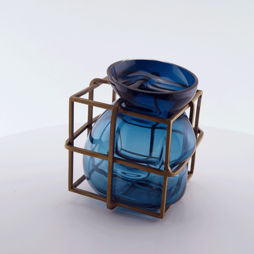 Trapped small vase